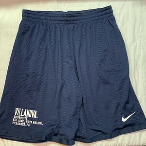 Nike Villanova Wildcats Men's Navy Mesh‎ Basketball Practice Shorts XXL NWT